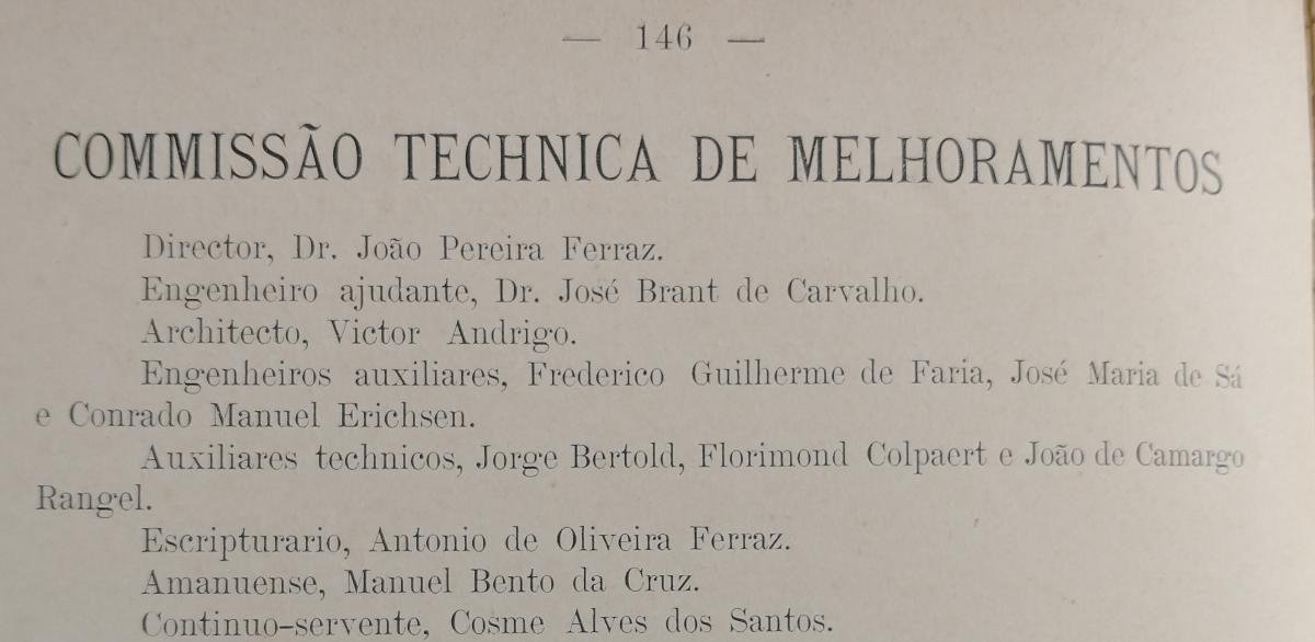 Commissão Technica de Melhoramentos da Intendência de Obras do Município de S. Paulo