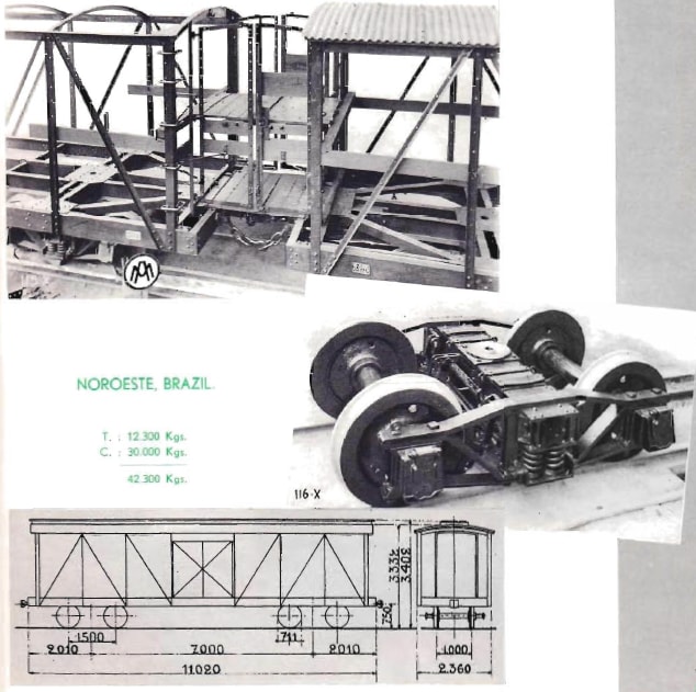 Atelier Metallurgiques Nivelles Vagão Noroeste