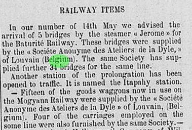 Brazilian Times August 9, 1879