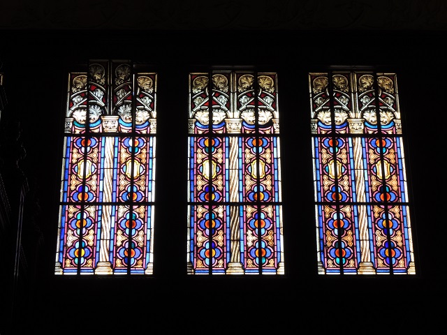 Casa Carlos Leôncio Vitrais belgas colorados