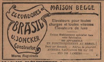 Anuncio Maiso Belge Elevadores Brasil U. Joncker