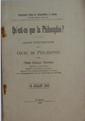 Charles Sentroul Qu'ste-ce que la philosophie