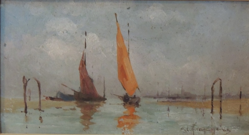 Van Emelen Adrien Dois barcos com velas