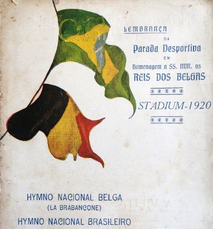Visita Reis Belgas Parada Desportiva Hymne