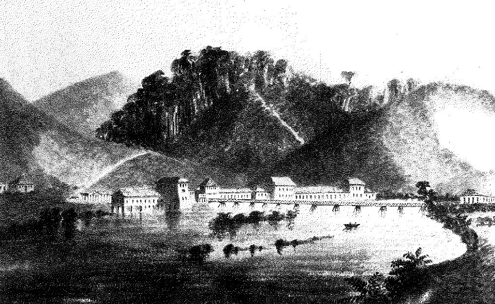 Ponte rio Paraiba desenho do belga Henri Vlemincx